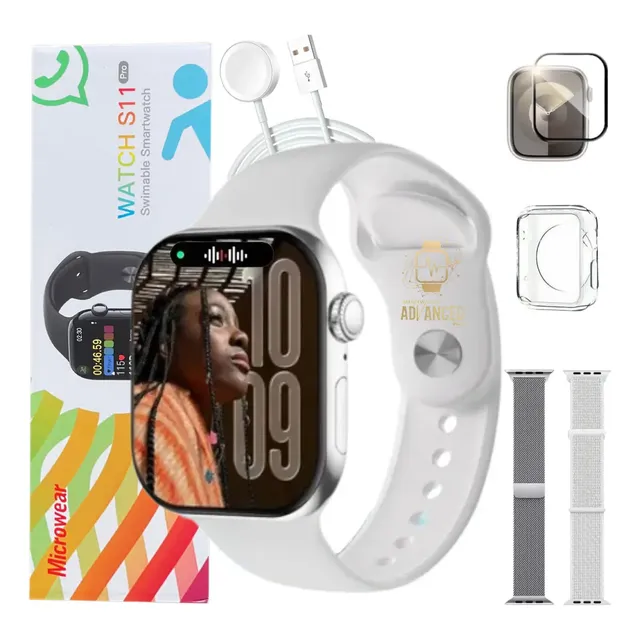 Smartwatch Microwear S11 Pro prata